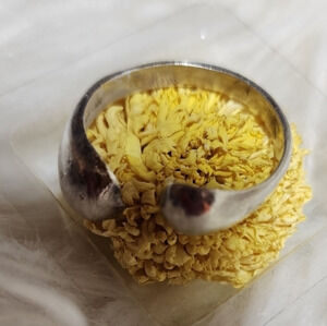 Unisex Sterling Silver open band ring‎ 9.5